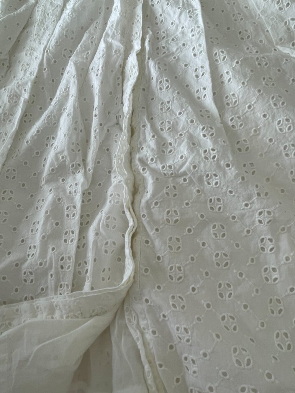 Jcrew Sleeveless Button Down White Dress in Size 6 - Picture 5 of 11